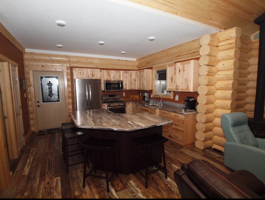 milled log package home