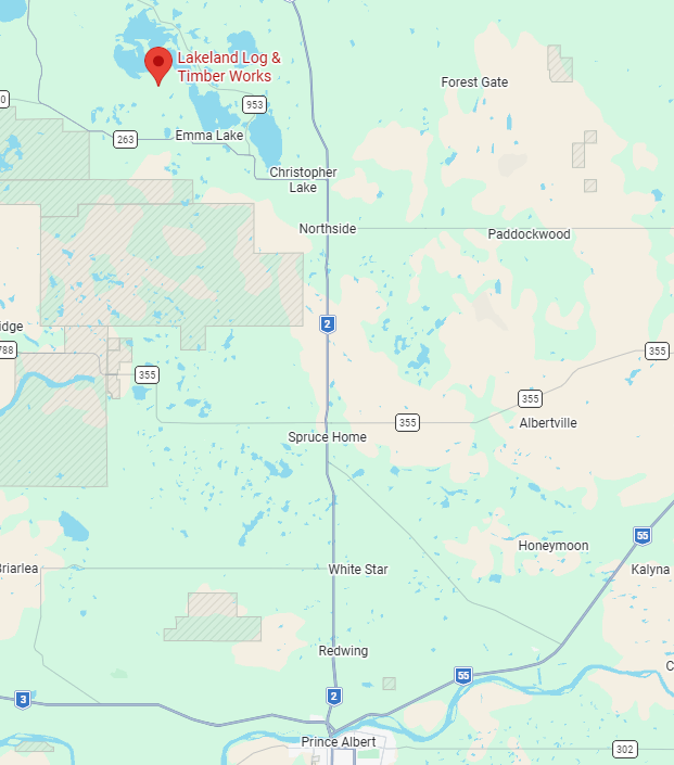 map of Timber Estates